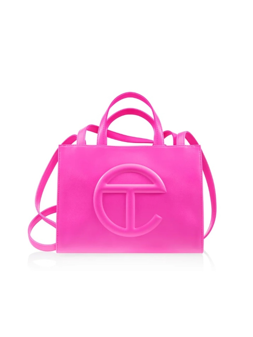 Telfar Shopping Bag in rose Pink tote TF-012-RO-M magenta